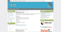 Desktop Screenshot of igos-nusantara.or.id